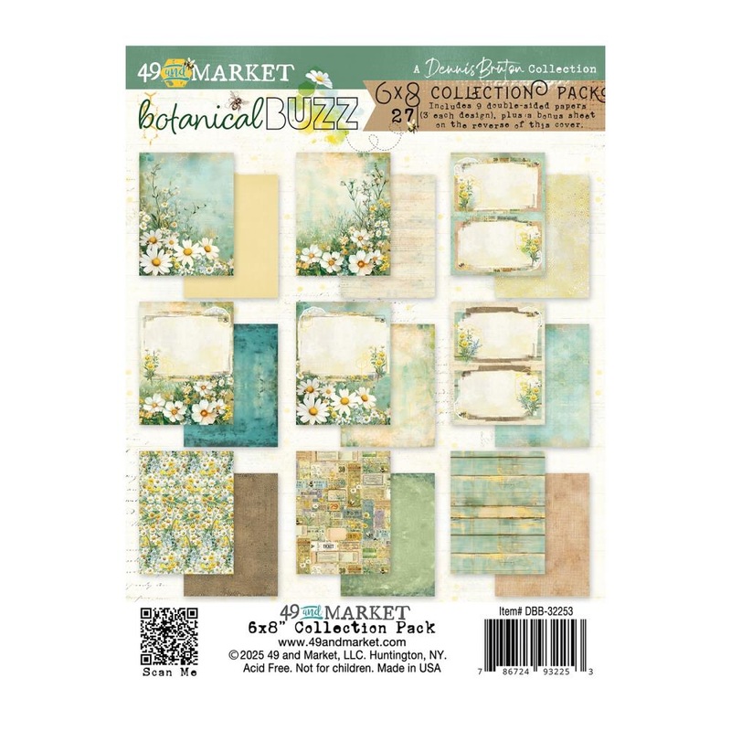 49 And Market Collection Pack 6X8 Botanical Buzz
