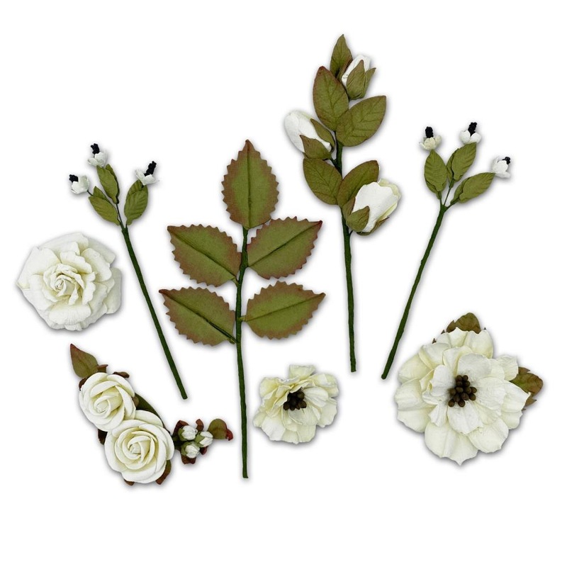 49 And Market Nature’s Bounty Paper Flowers Cream