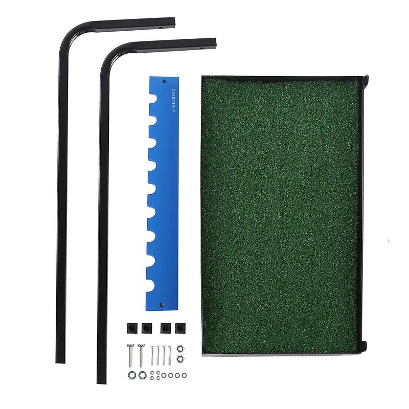 9 Holes Golf Club Steel Storage Rack Holder Putter Display Shelf Stand Golf Tool Supplies