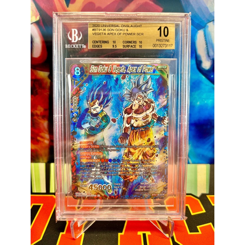 BGS 10 BT9-136 Son Goku & Vegeta, Apex of Power SCR (2020)