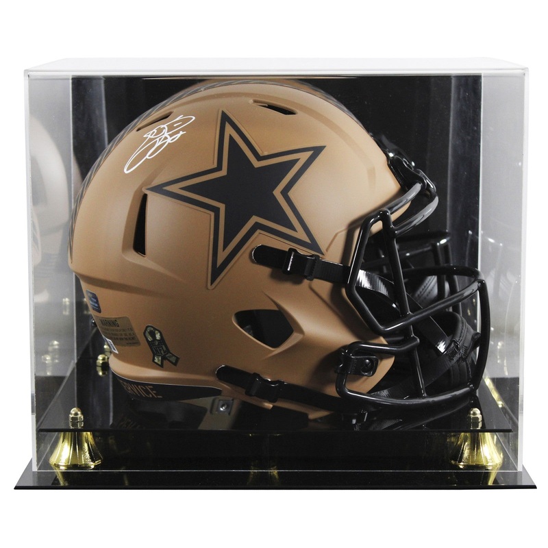 Cowboys Emmitt Smith Signed STS II Full Size Speed Rep Helmet W/ Case BAS Wit