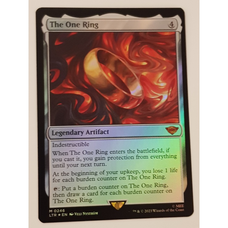 Magic the Gathering Lord of the Rings The One Ring LTR #246 Foil Trading Card