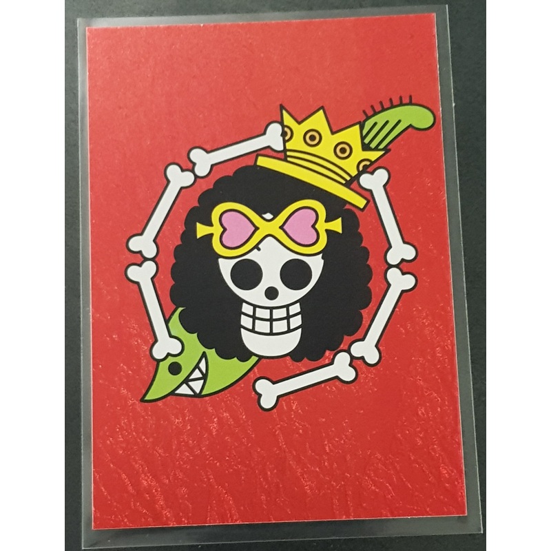 One Piece Treasure Box Official Panini Card Collection Brook Jolly Roger #69 Foil Parallel (A) Trading Card