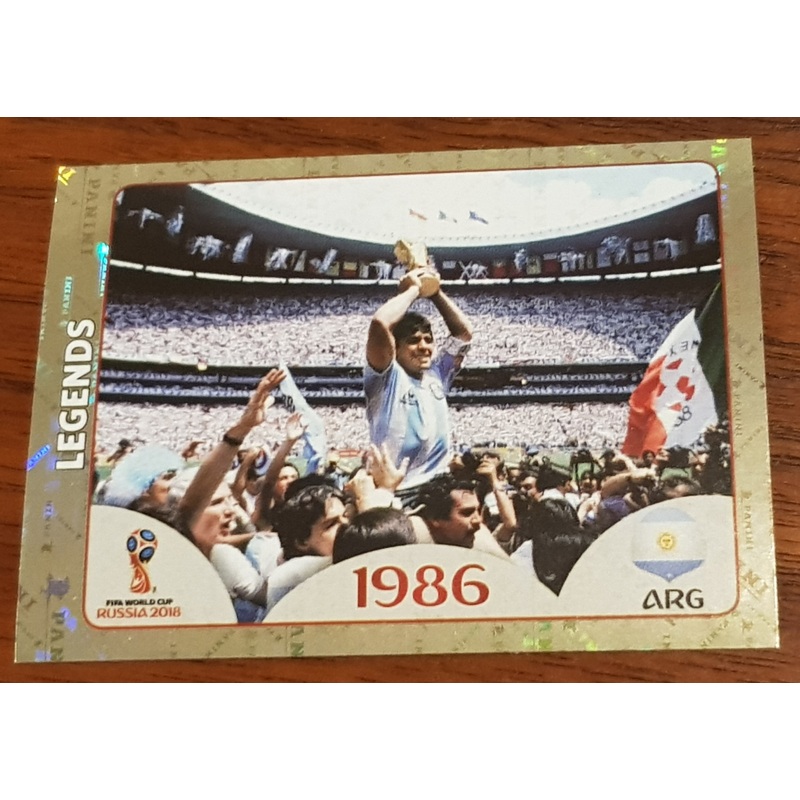 2018 Panini FIFA World Cup Russia Legends Diego Maradona #676 Sticker