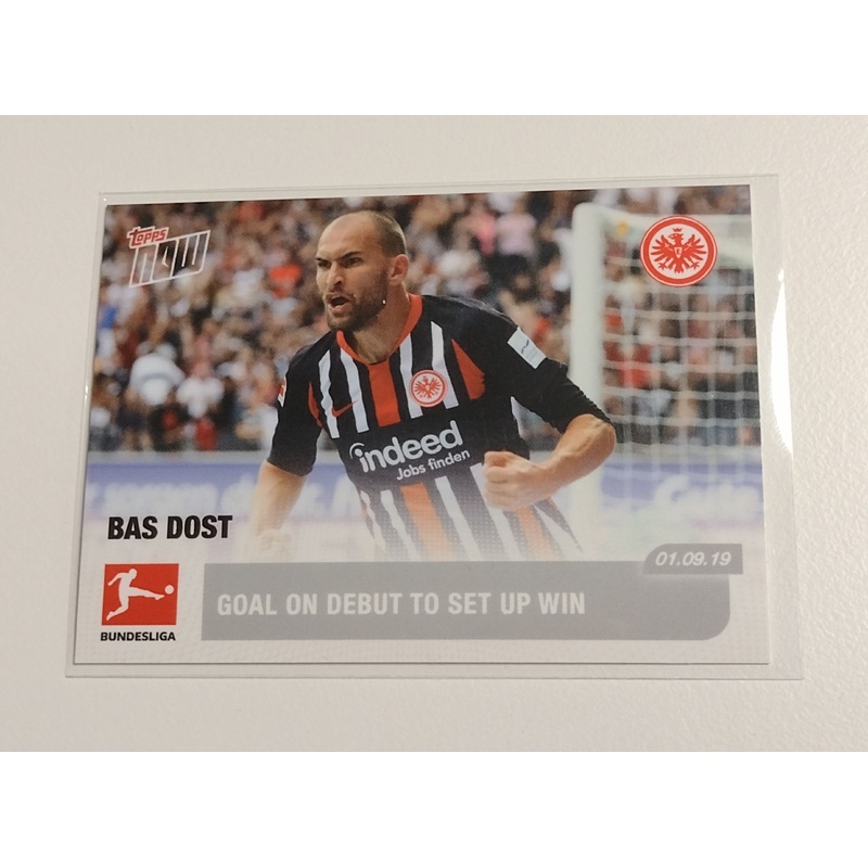 2019-20 Topps Now Bundesliga #14 Bas Dost Trading Card
