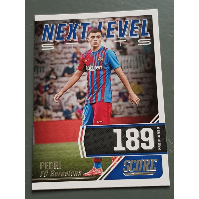 2021-22 Panini Score FIFA Next Level Stats Pedri #16 Trading Card