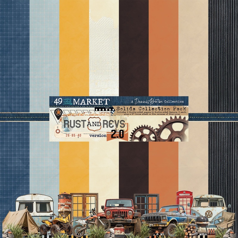 49 and Market Rust & Revs 2.0 – 12 x12 Solids Collection Pack