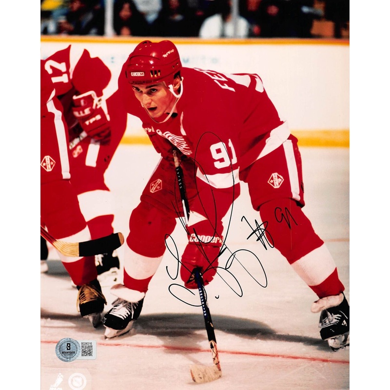 Red Wings Sergei Fedorov Authentic Signed 8×10 Photo Autographed BAS #BQ96316