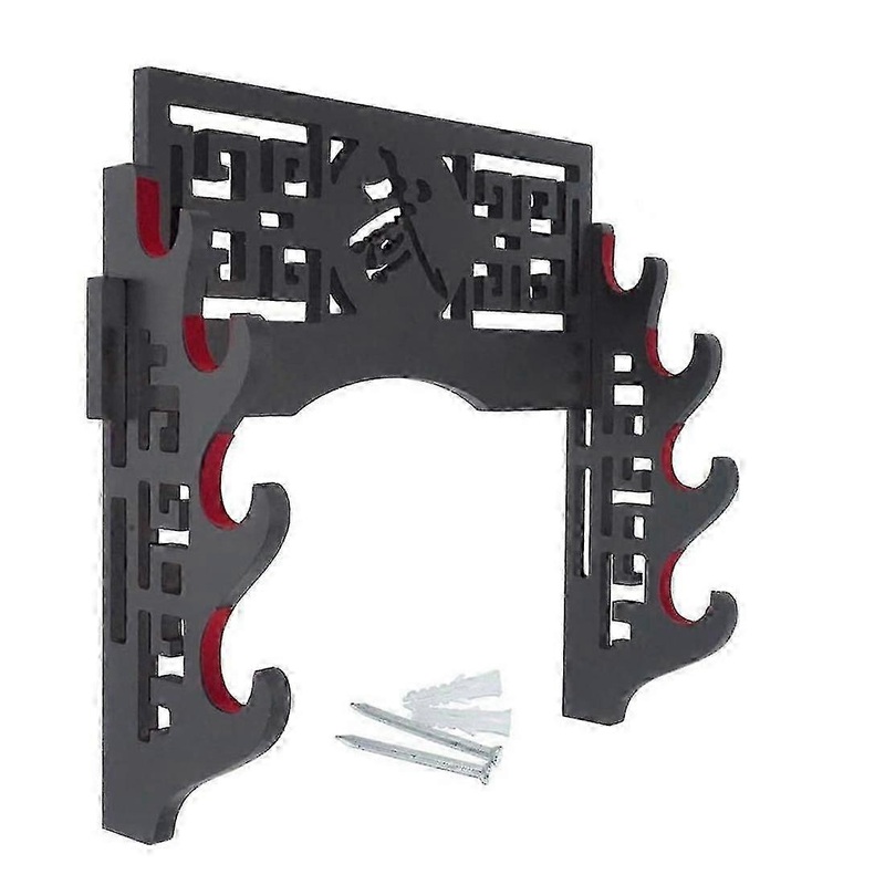 Sword Holder Wall Mount Sword Stand Japanese Samurai Sword Display Rack Hanger And Standard Swords